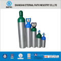 17e Thread Valve Small Portable Medical Oxygen Aluminum Gas Cylinder